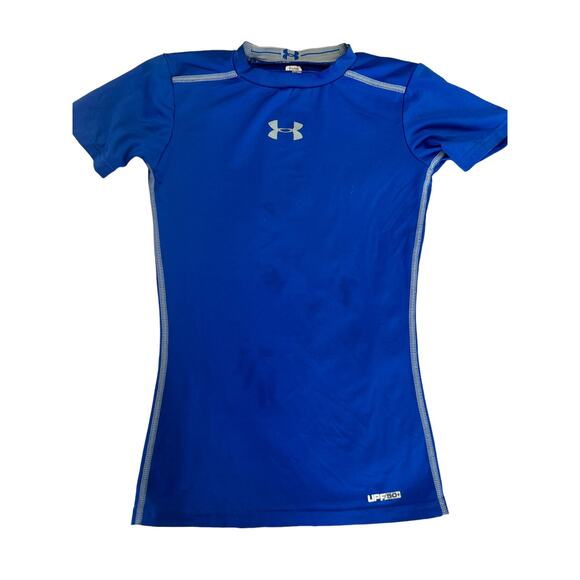 Under Armour Blue Fitted Shirt  size small - Picture 1 of 4